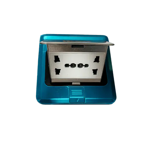 Dual-Socket Pop-Up Power Box — Black, 2 POWER; Black; CCS 008 product image