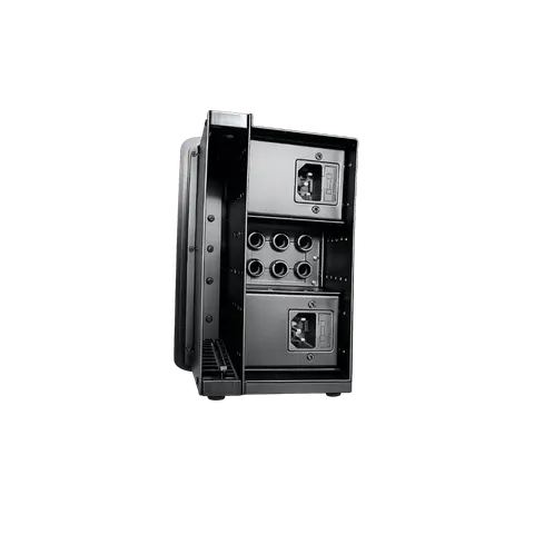 Manual Cable Cubby with 2 Power Sockets, Dual USB-A, Dual USB-C and 6 Openings, 2 POWER SOCKETS / 2 USB-A / 2 USB-C / 6 MODULE OPENINGS; Black; CC 512 product image