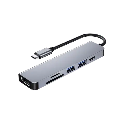 6-in-1 90 W Universal Laptop Power Adapter, AC INPUT; DC OUTPUT WITH 6 INTERCHANGEABLE LAPTOP CONNECTOR TIPS; Black; PWR 001 product image