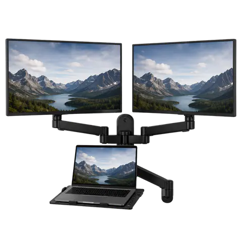 Dual Monitor + Laptop Wall Mount product image