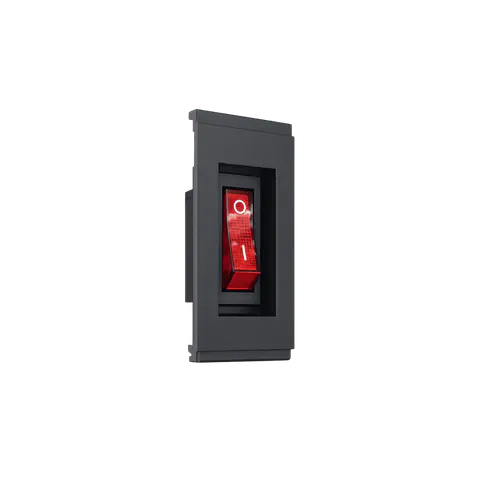 Illuminated On/Off Rocker Switch Module, 1 ON / OFF ROCKER SWITCH; Black; SS 10 product image