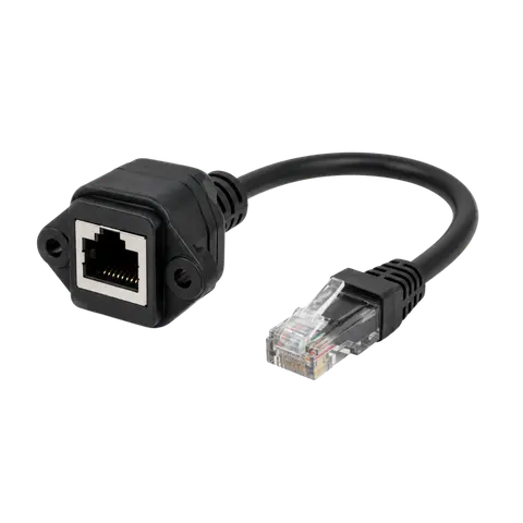 RJ45 Panel-Mount Extension Cable product image