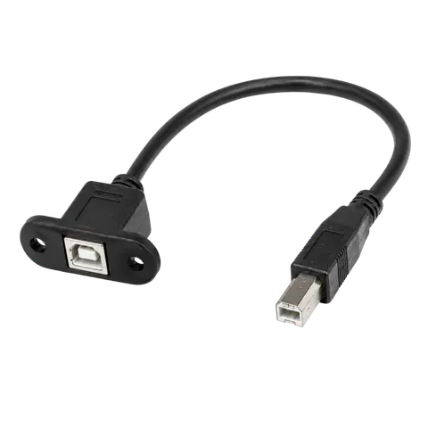 USB-B Panel Mount Extension Cable product image
