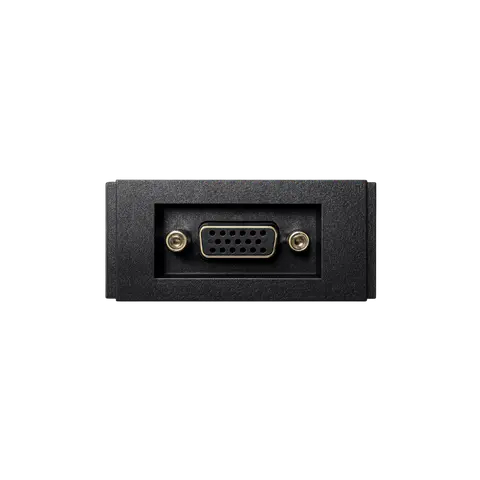 VGA Female Insert Module, 1 VGA FEMALE; Black; SS 05 product image