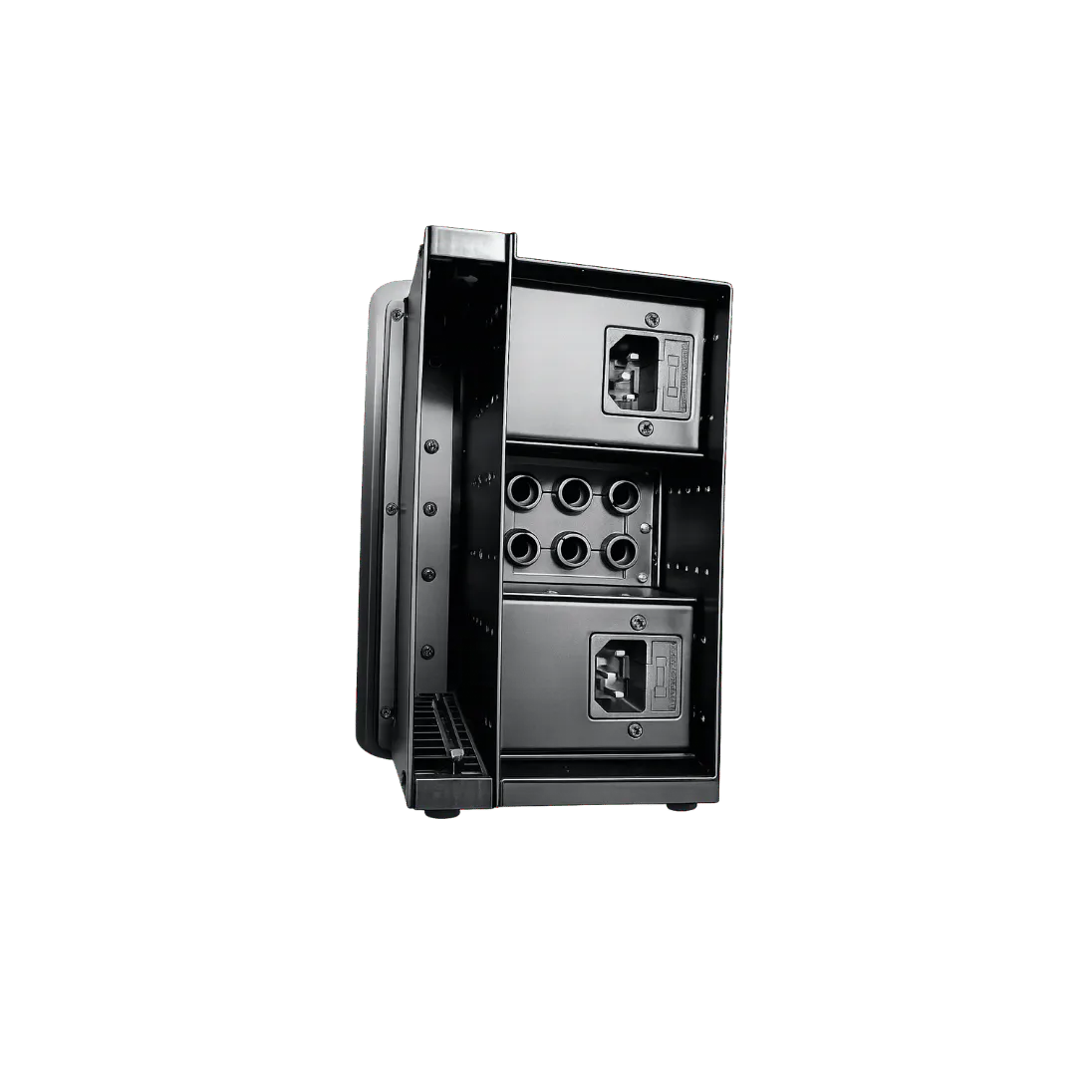 Manual Cable Cubby with 2 Power Sockets, Dual USB-A, Dual USB-C and 6 Openings product image