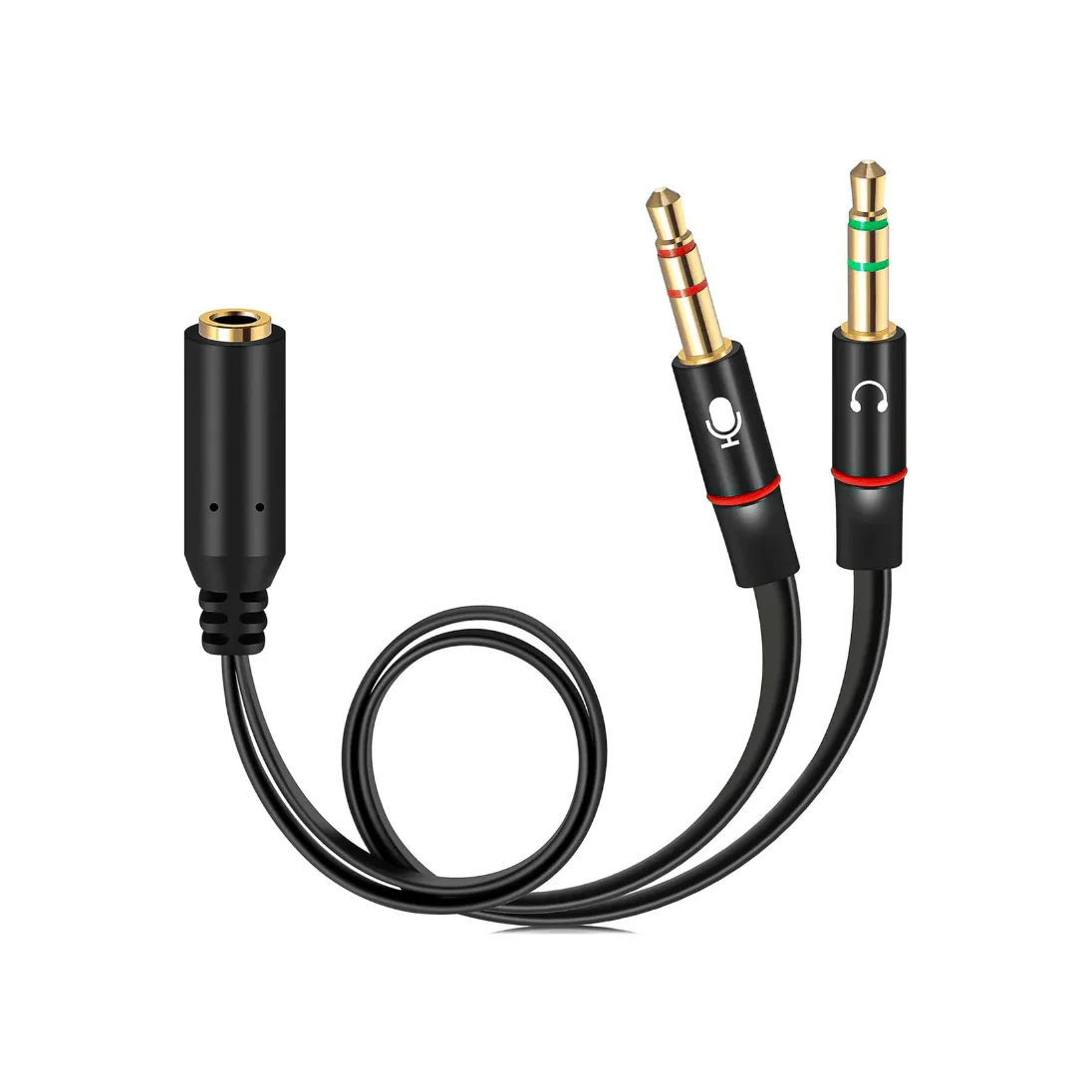 3.5 mm Headset Audio and Microphone Splitter Cable product image