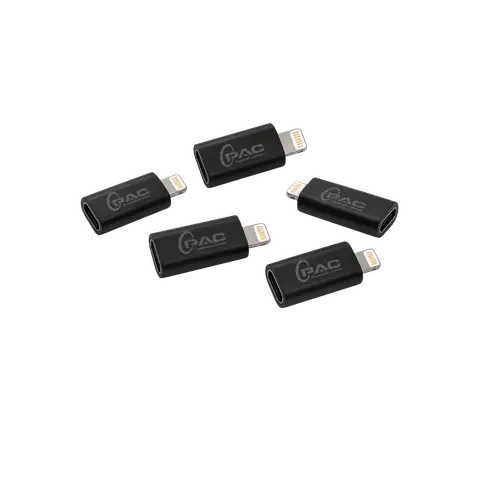 USB-C Female to Lightning Male Adapter, Black, USB-C Female to Lightning Male — ADP 006 product image